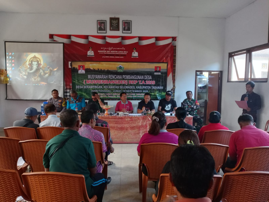 Musyawarah Pembangunan Desa (MUSRENBANGDES) RKP Tahun Anggaran 2026