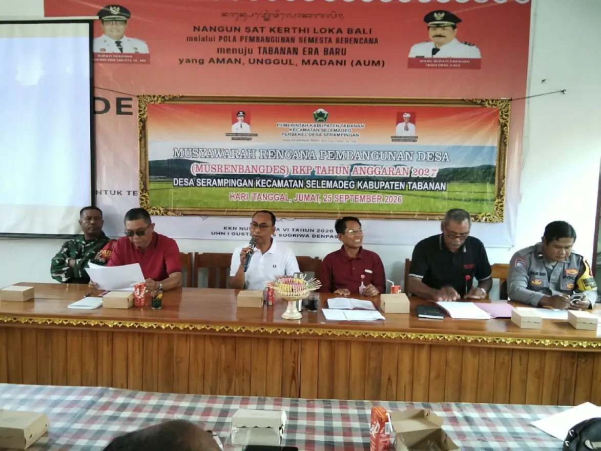 ( MUSRENBANGDES )MUSYAWARAH RENCANA PEMBANGUNAN DESA TAHUN ANGGARAN 2027